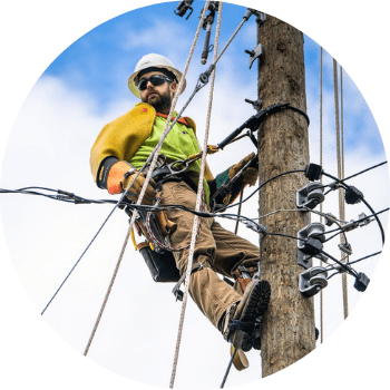 Electrical power-line installers